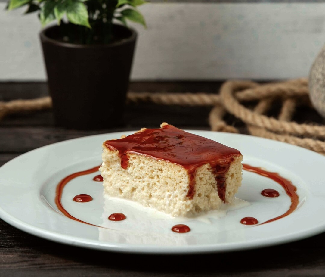 كيكة التري ليتشي Tres leches التركية