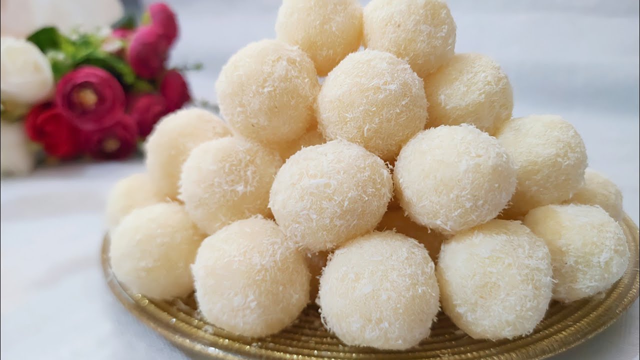 طريقة حلوى جوز الهند بالحليب